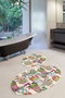 Mijölnir Juego de alfombras de baño Flowerpot Djt Multicolor